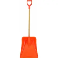 Ramp Ramp-Schneeschaufel – Economic Orange – 41 cm – Holzstiel