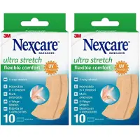 3M Nexcare ultra stretch comfort flexible Pfl.6x10 cm 2x 2x10 St Pflaster