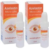 Micro Labs Azelastin 0,5 mg/ml Augentropfen 2x 2x6 ml