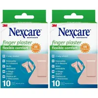 3M Nexcare Fingerpflaster comfort flexible 44,5x51 mm 2x 2x10 St Pflaster