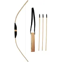 Buttinette Set "Pfeil und Bogen", 5-teilig, hellbraun