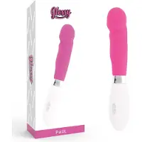 Glossy - Silikonvibrator mit abgerundeter Spitze 1 St Vibrator