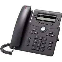 Cisco 6851, IP-Telefon, Schwarz, Kabelgebundenes Mobilteil, Tisch/Wand, 4 Zeilen, Digital