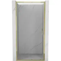 Mexen Exo Duschschiebetür 95 cm, transparent, gold - 8151-095-000-50-00