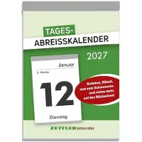 Zettler Tagesabreisskalender XXL 2027
