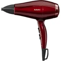 BaByliss Inspired Haartrockner, High-Torque DC, Rot, Hängender Ring, 2,2 m, Italien, 2000 W