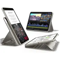 ESR für iPad Pro 13 Zoll Hülle M4(2024) iPad Pro 13 Drehbare Hülle mit abnehmbarer magnetischer Abdeckung Verstellbarer Hoch-/Querformatständer m