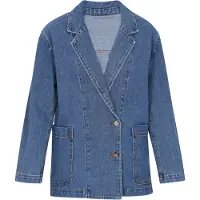 MyMo ROCKS Jacke Frauen blauer Denim