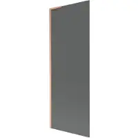 Mexen Next L Badewannenfaltwand 1-flügelig 70 x 150 cm, Grafit, gebürstetes Kupfer - 895-070-000-03-40-65