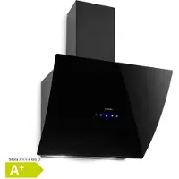 Klarstein Dunstabzugshaube, Dunstabzugshaube 60cm, Dunstabzugshaube Umluft/Abluft, Abzugshaube mit Fettfilter, Dunstabzug zur Wandmontage, Dunstabzugshauben mit LEDs, Kopffreihaube 595 m³/h Abluft