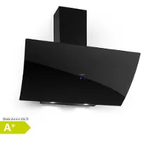 Klarstein Dunstabzugshaube, Dunstabzugshaube 90cm, Dunstabzugshaube Umluft/Abluft, Abzugshaube mit Fettfilter, Dunstabzug zur Wandmontage, Dunstabzugshauben mit LEDs, Kopffreihaube 641 m³/h Abluft
