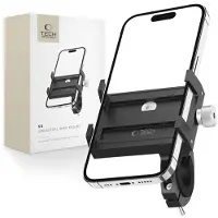 TechProtection V4 phone holder for bicycle handlebars - black