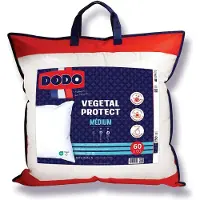 Vente-unique Kopfkissen Vegetal Protect Weiß 60 cm