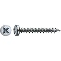Spax Universalschraube WIROX - Vollgewinde, Halbrundkopf, Kreuzschlitz, 4CUT
