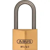 ABUS Zylindervorhangschloss 85IB HB, Messing massiv 10000664-01