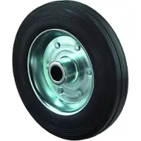 BS Rollen Gummirad mit Stahlfelge B55.160 Ø 160 mm bis 135 kg