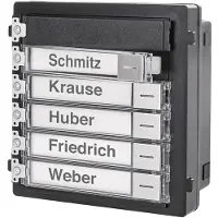 ABUS Klingeltasten-Modul (6 Tasten) für Türsprechanlage (Edelstahl)