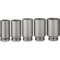 Fein Kraftstecknuss-Set,6-kant,3/4 in Aufnahme