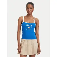 GUESS Jeans Top W6YP20 K4202 Blau Slim Fit