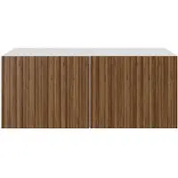 MargaretHadas24 Margaret Hadas24 TV-Schrank Mio Fernsehschrank TV-Lowboard 100 cm Hängend modernes Design Wohnzimmer Wandmontage, TV Möbel weiß, catania