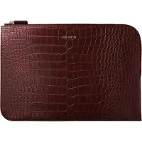 Selencia Croco Laptop Hülle 11 Zoll - Tablet / Laptop Sleeve - Burgundy