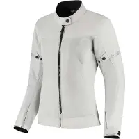 Rusty Stitches Jodi Damen Motorrad Textiljacke, grau, 36