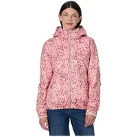 Ragwear Outdoorjacke "DIZZIE PRINT", Damen, Gr. M, rosa (pink), Web, Obermaterial: 100% Polyester, bedruckt, normal, Jacken Outdoorjacke, mit hochschließendem Kragen, normale Passform, pflegeleicht