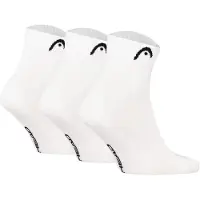Head Kurzsocken "Socken Elements All Sport Quarter 3P 3er Pack", Herren, Gr. 39-42, weiß, Obermaterial: 65% Baumwolle CO. 20% Polyester PES. 12% Polyamid PA. 3% Elasthan EL., Socken Kurzsocken
