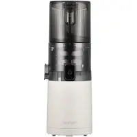 Hurom Entsafter E30-ST Kaltpress-Technologie Smart-Hopper 50 U/min leiser Induktionsmotor Weiß