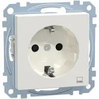 Merten MEG2350-0319 Steckdose CEE 7/3 Weiß (MEG2350-0319)