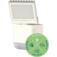 Theben THE theLeda S8-100 WH LED-Strahler mit Bewegungsmelder für Wandmontage 8W
