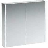 Laufen Frame 25 Spiegelschrank, Beleuchtung senkrecht, Anschlag aussen, 750x150x800