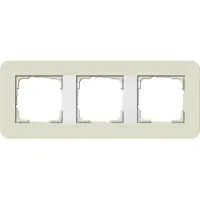 Gira Rahmen 0213417 3fach E3 Sand/Reinweiss - Beige - Weiß - - Glänzend - 1 Stück(e)