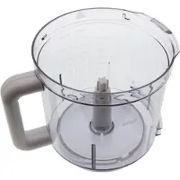De'Longhi Braune Schüssel/Behälter, 2000 ml, passend für Multiquick 3, 5, CombiMax, K600, K650, K700, K750, Tribute