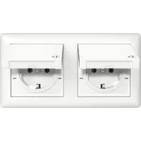 Gira Schutzkontaktsteckdose Typ F 2fach 16 Ampere 250 Volt mit