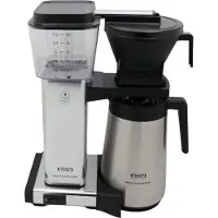 Moccamaster KBGT, Filterkaffeemaschine, 1,25 l, Gemahlener Kaffee, 1450 W, Schwarz, Silber