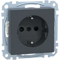 Merten SCHUKO-Steckdose - erhöhter Berührungsschutz - Steckklemmen - 16 A - AC 250 V - DIN 49440