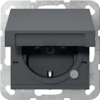 Gira Schutzkontaktsteckdose Typ F 16 Ampere 250 Volt mit Klappdeckel