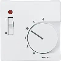 Merten Zentralplatte 536119 Raumtemperaturreglerit polarweiß
