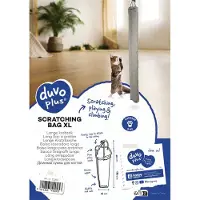 Duvo+ Sisal Kratztasche - 16 x 16 x 180 cm - Grau