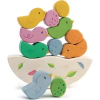 Tender Leaf Toys Holzspielzeug – Meine ersten Stapeltiere – 12 Teile - - One Size - Bauklötze