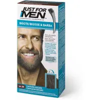 Just for men Colouring Gel Schnurrbart, Bart und Koteletten dunkelbraun 15 ml