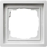 Gira 0211112, Weiß, Schraubenlos, 83,3 mm, 83,3 mm, 1,06 cm, 1 Stück(e)