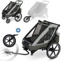 ABC Design 3in1 Fahrradanhänger & Kinderwagen Tour