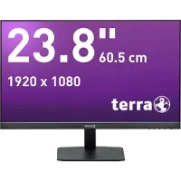 Terra LCD/LED 2427W V2 black HDMI, DP, USB-C, GREENLINE PLUS, 60,5 cm (23.8"), 1920 x 1080 Pixel, Full HD, LCD, 5 ms, Schwarz