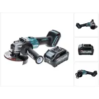 Makita GA 005 GM1 Akku Winkelschleifer 40 V max. 125 mm Brushless XGT + 1x Akku 4,0 Ah - ohne Ladegerät