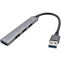 I-Tec Metal USB 3.0 HUB 1x USB 3.0 + 3x USB 2.0, USB 3.2 Gen 1 (3.1 Gen 1) Type-A, USB 2.0, USB 3.2 Gen 1 (3.1 Gen 1) Type-A, Metallisch, Metall, 0,19 m, Android