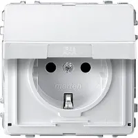 Merten MEG2310-7219 - CEE 7/3 - CEE 7/4 - Weiß - 250 V - 16 A