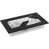 Alphacool Apex Distroplate (schwarz/transparent, mit Apex Pumpe)