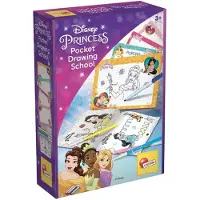 Liscianigiochi Zeichenstudio fürs Taschenformat – Prinzessinnen – – Zeichenset – 4 abwischbare Zeichentafeln – inklusive Stifte – ab 3 Jahren